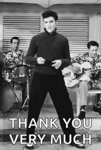 Thank You Very Much Elvis Presley GIF - ThankYouVeryMuch ElvisPresley Dance - Discover & Share GIFs