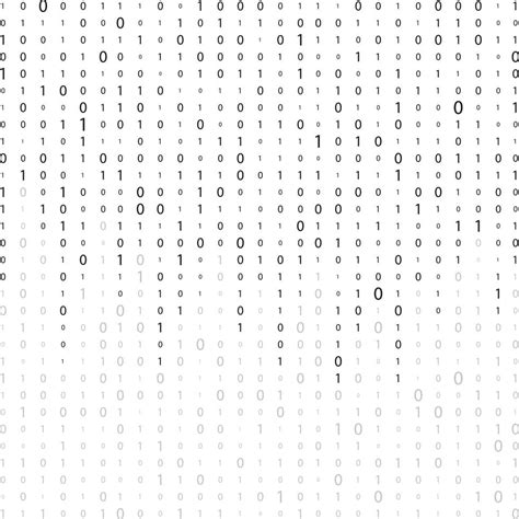 Matrix. Binary background. Matrix effect with falling numbers. Digital ...