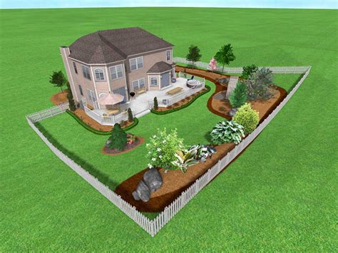 Front Yard Landscaping Design And Plans With Garden - HomesCorner.Com