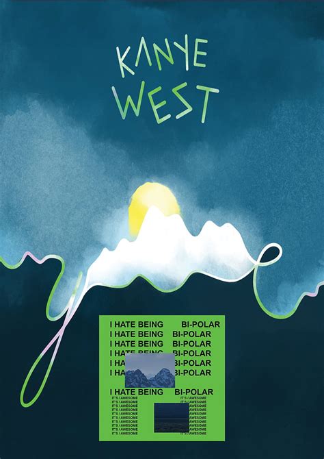 2K Free download | Ye' Kanye West Poster. Kanye west , Kanye west album ...