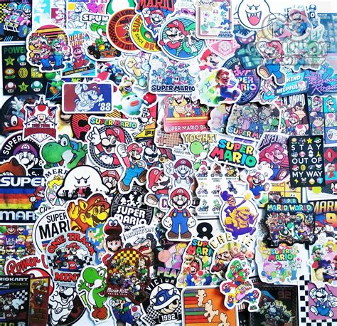 Super Mario 100 Piece Sticker Set – Cool Spot Gaming