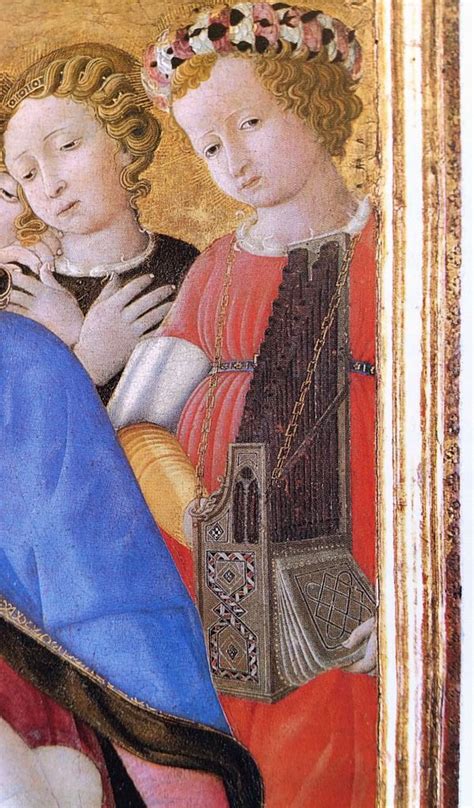Siena, Toscana, Pinacoteca, Virgin of humility / Domenico di Bartolo, detail | Renaissance ...