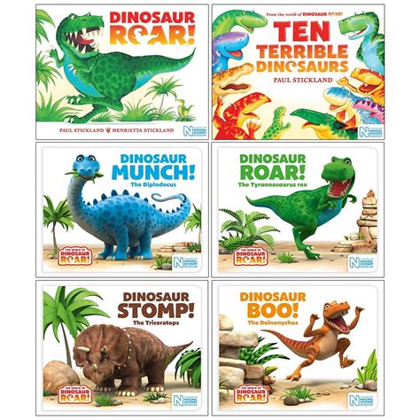 The World of Dinosaur Roar Series Books 5 - 8 Collection Set by Peter Curtis by Henrietta ...