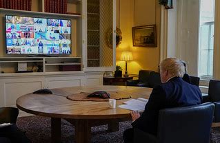 Boris Johnson G20 video conference call | 26/03/2020. London… | Flickr