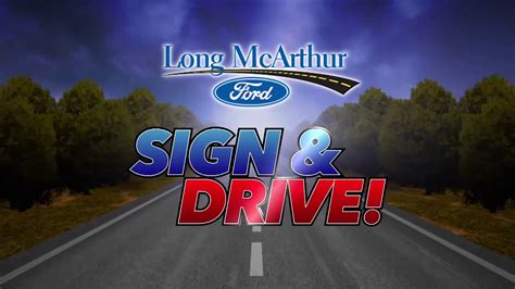 Long McArthur Ford Sign and Drive Sales Event - YouTube