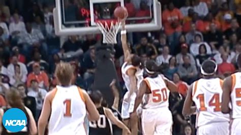 NCAA Video Vault: Candace Parker becomes first woman to dunk in NCAA tournament history | NCAA.com