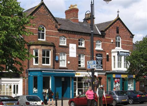 Frodsham - shops on north side of Main... © Dave Bevis :: Geograph Britain and Ireland