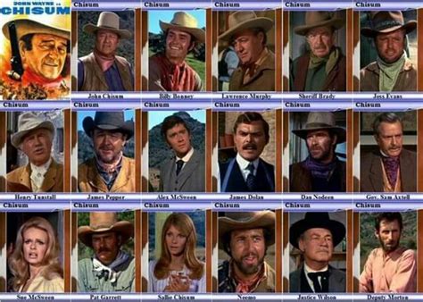 The cast of Chisum | John wayne movies, John wayne, John wayne quotes