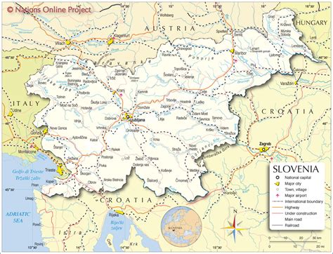 Slovenia Map - Fotolip