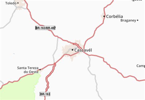 MICHELIN Cascavél map - ViaMichelin