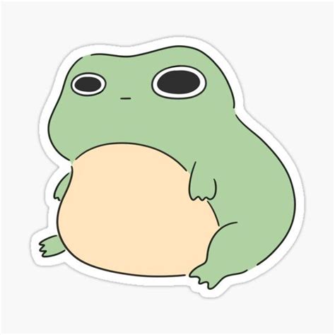 cute fat frog drawing - vanslazyoafplatform