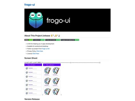 Frogo Ui