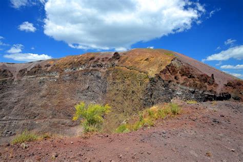 Vesuvius Volcano Crater Next To Naples. Stock Photo - Image of eruption, power: 99032182