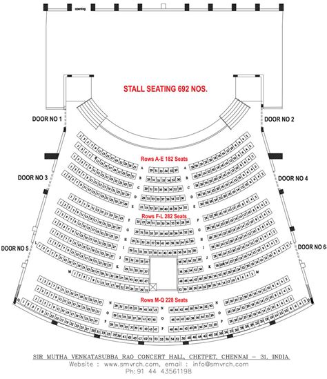 Seating Plan - SMRVCH