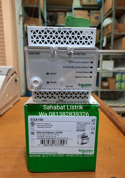 Jual EGX150 Ethernet Gateway Link150 Schneider di Lapak SAHABAT LISTRIK | Bukalapak