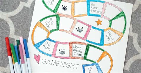 How to Make a DIY Board Game for Family Game Night | Sunny Day Family