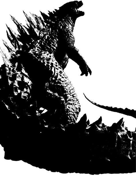 Godzilla Film poster Black and white - godzilla png download - 1002*1308 - Free Transparent ...