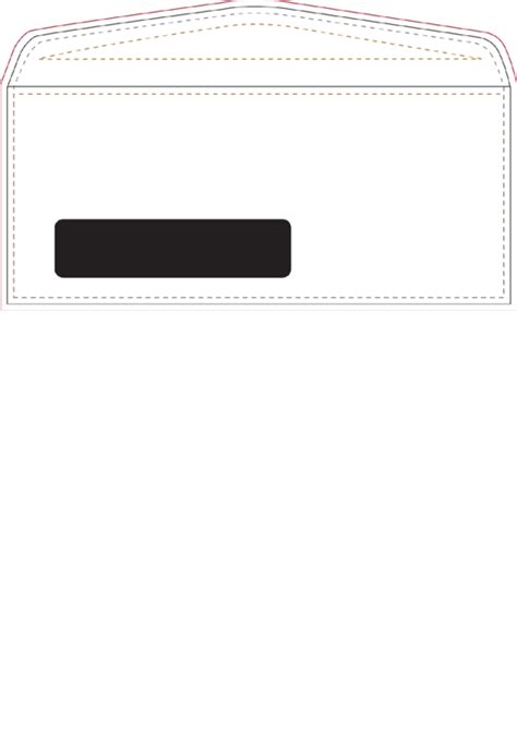 10 Window Envelope Template printable pdf download