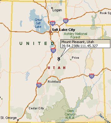 Mount Pleasant, Utah Map 4