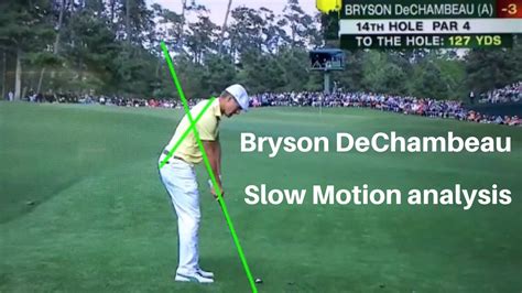 Bryson Dechambeau 2016 Masters iron shot, swing analysis, same plane simple swing - YouTube