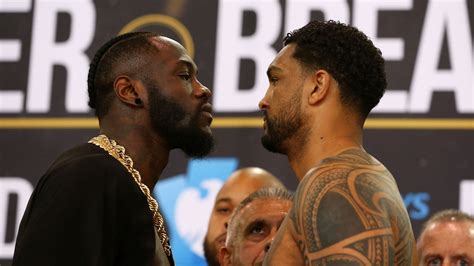 Wilder vs Breazeale: Deontay Wilder warns Dominic Breazeale 'judgement ...