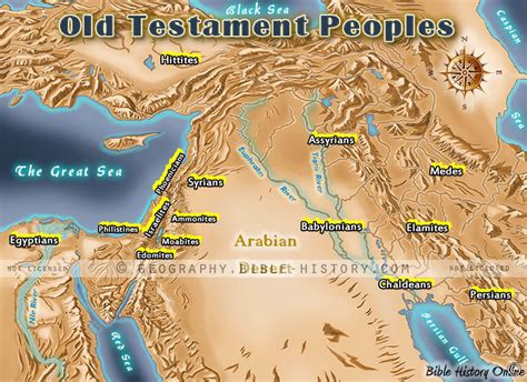 Bible Maps Old Testament - Sacha Clotilda