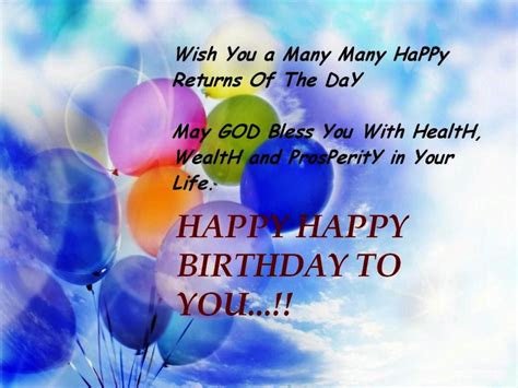 Happy Birthday Wishes Quotes – Birthday Wishes, Greetings | Happy birthday wishes quotes, Happy ...