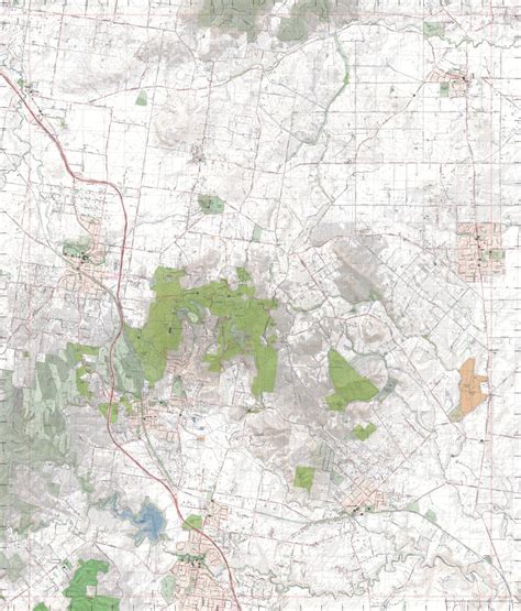 Getlost Map 7823-3 LANCEFIELD Victoria Topographic Map V16b 1:25,000 by ...