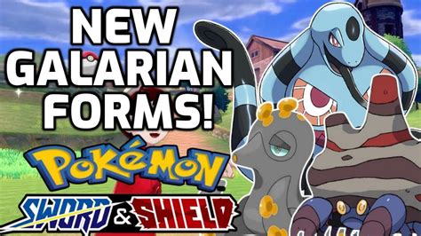 10 New Galarian Forms for Pokemon Sword & Shield! - YouTube