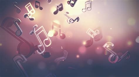 Premium Photo | Abstract music background with notes, 3D image design