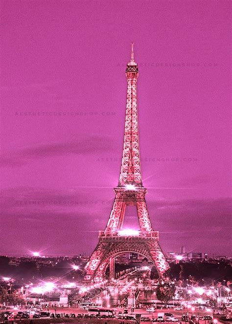 Pink aesthetic Eiffel tower image ⋆ The Aesthetic Shop | Pink paris ...