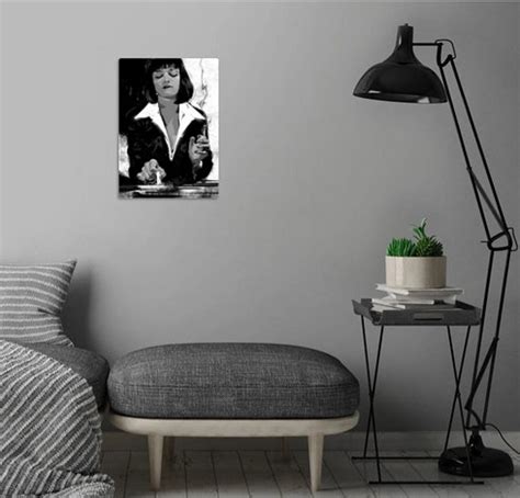 Mia Wallace Art Print Oil Painting on Home Decor Wall | Etsy