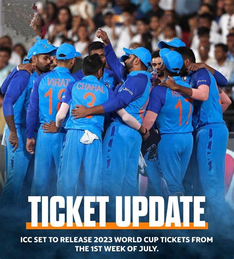 World Cup 2023 Ticket Update : r/IndiaCricket