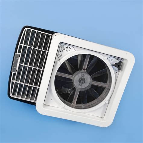 Maxxfan Deluxe (Power) Smoke Lid - 400x400mm | CaravansPlus