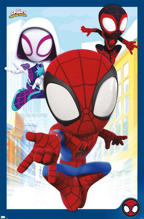 Marvel Spidey And His Amazing Friends - Group Wall Poster, 22.375" x 34 ...