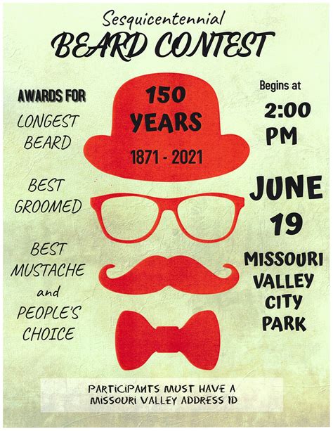 Beard Contest - Missouri Valley Chamber of Commerce