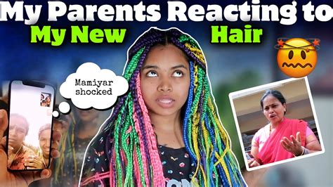 EVERYONE IS LOOKING AT ME 😂 Weird Hairstyle Reaction 😂😂 - YouTube