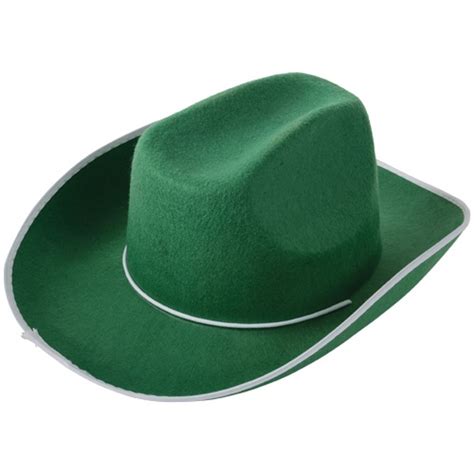 Green Cowboy Hat in 2020 | Felt cowboy hats, Cowboy hats, Hats