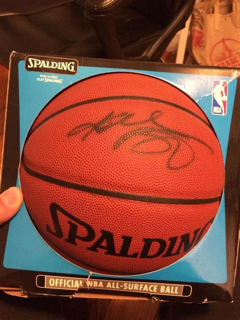 Kobe Bryant autographed basketball Spalding Official Size With ...