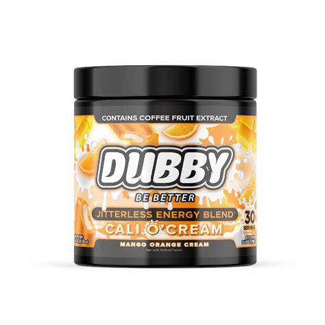 Cali O Cream Energy Drink Tub – Dubby Energy