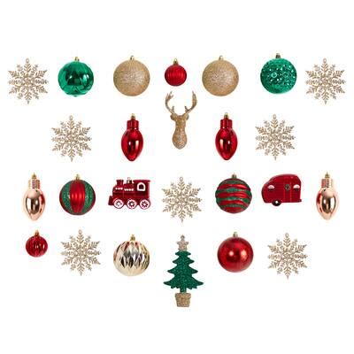 25ct. Holiday Deluxe Shatterproof Christmas Tree Ornament Box Set | Michaels