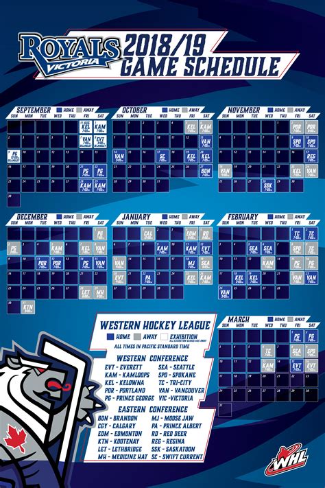 ROYALS ANNOUNCE 2018-19 REGULAR SEASON SCHEDULE – Victoria Royals