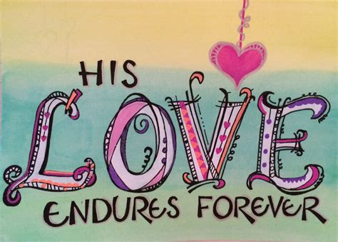 His Love Endures Forever. An UP Card. by SeeSkyDesigns on Etsy Endure ...