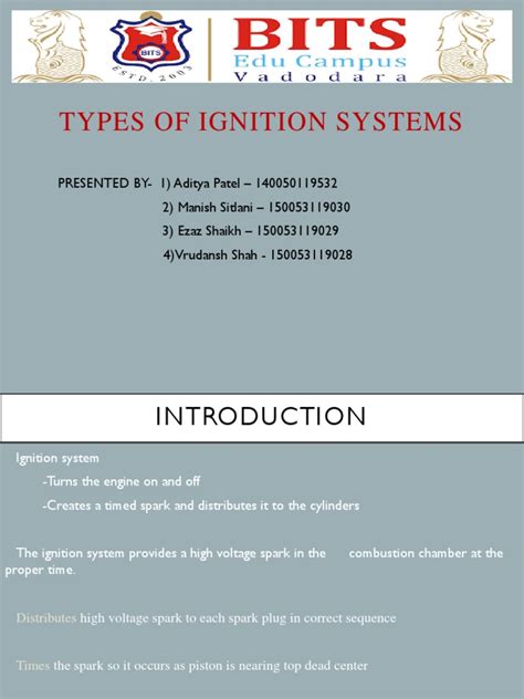 TYPES OF IGNITION SYSTEMS IN IC ENGINE | Ignition System | Distributor