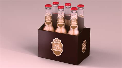 Six Pack Beer Packaging Mockup :: Behance