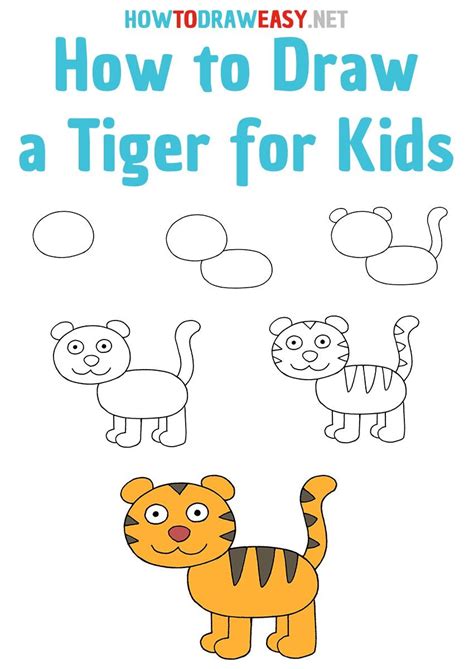 How to Draw a Tiger step by step #tiger #cartoontiger #tigercartoon #drawingtiger #tigerdrawing ...