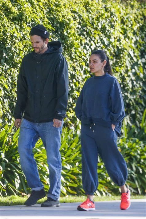 Mila Kunis and Ashton Kutcher at Erewhon Market in Studio City 01/06 ...