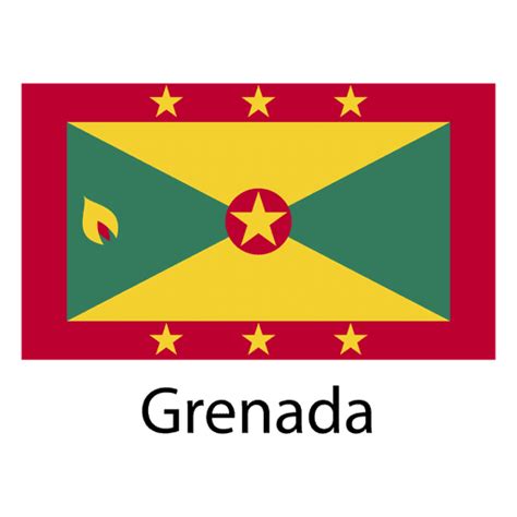 Grenada National Flag PNG & SVG Design For T-Shirts