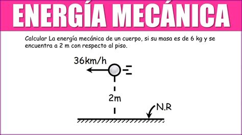 Formula Para Calcular La Energia Mecanica De Un Cuerpo - Printable Templates Free