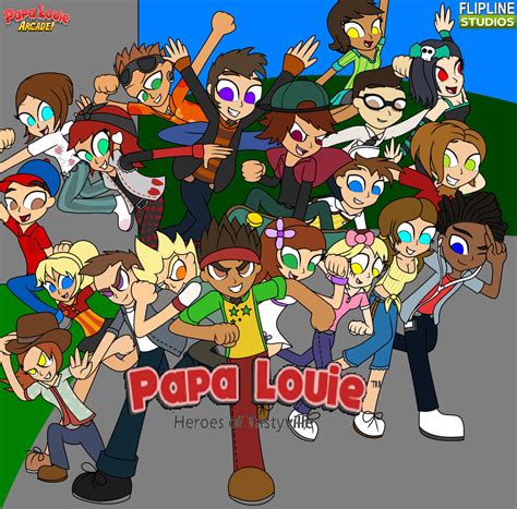 Papa Louie Heroes of Tastyville by Enderboy1908 on DeviantArt